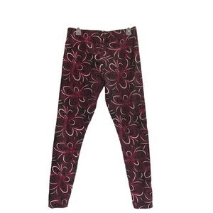 CEST 1946, Women’s Pink, Black & White, Swirl‎ leggings/pants, Size Medium